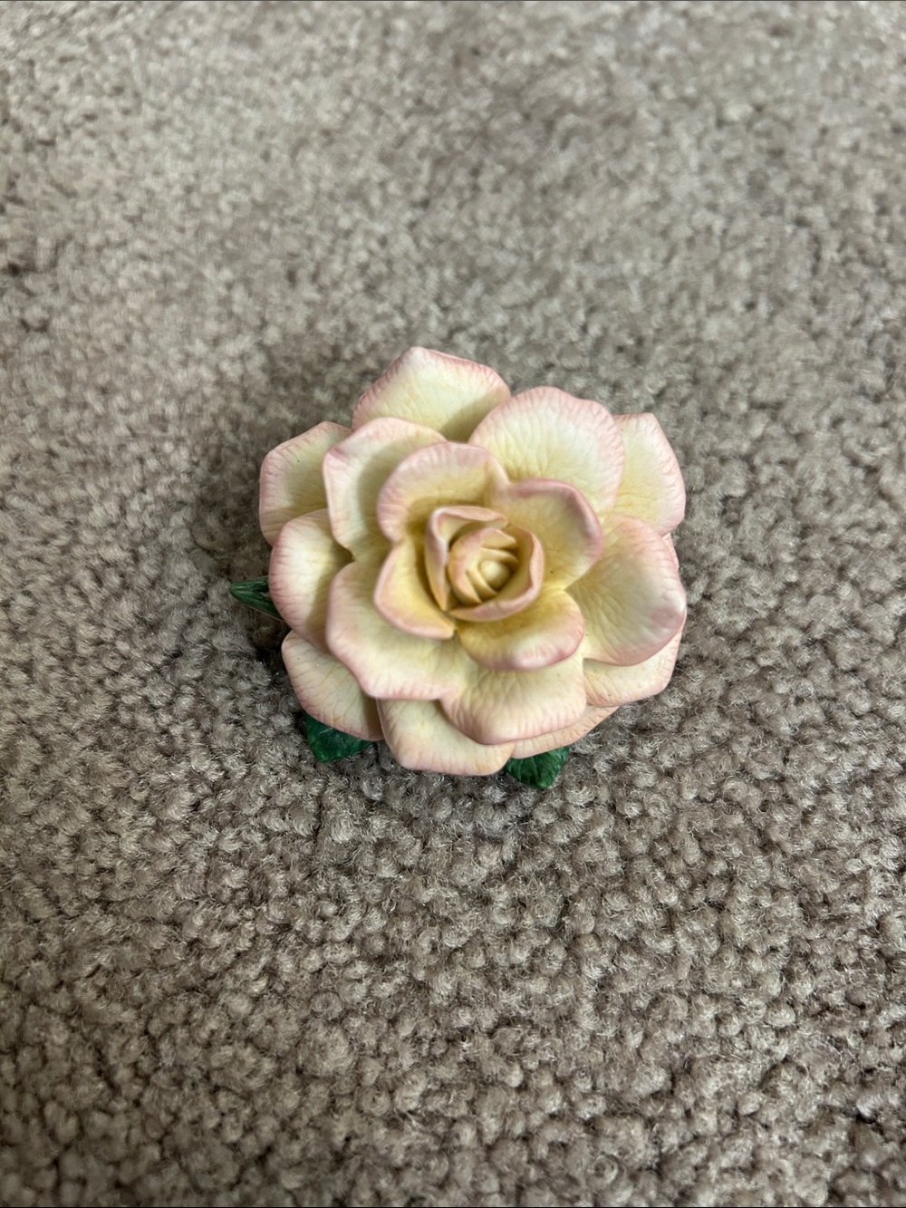 Vintage Lenox Porcelain 1993 Pink & Yellow, Cream, Rose collectibles of Lenox’s.
